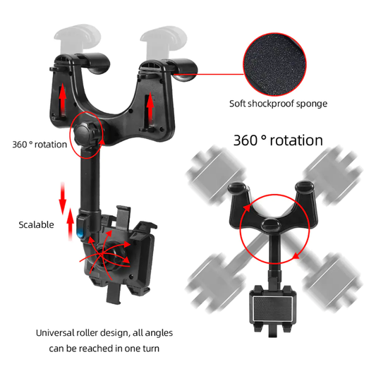 360° Rotatable Smart Phone Car Holder - Boostifyzone